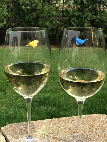 Simply Charmed stemless glass charms help prevent mix-ups at gatherings