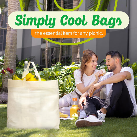 Simply Cool large bag size 14.5x14x6.6 inches for groceries