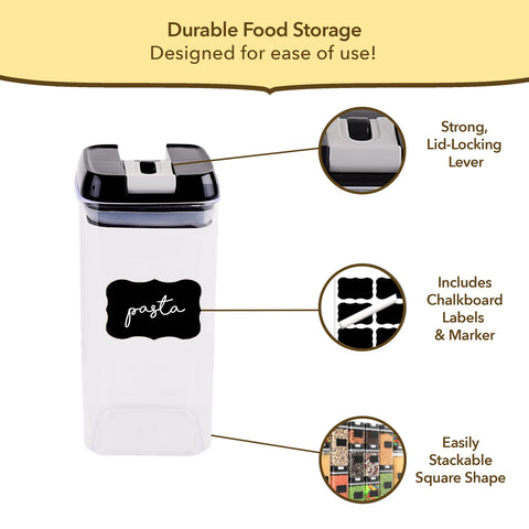 Simply Gourmet 8 cup capacity container ideal for flour or rice