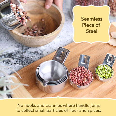Gift-ready Simply Gourmet set in polished silver finish for home chefs and bakers.