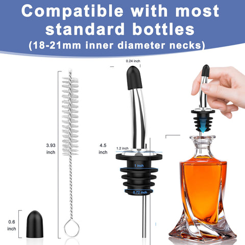 SINLUCESCE cleaning brush included for easy maintenance of pour spouts