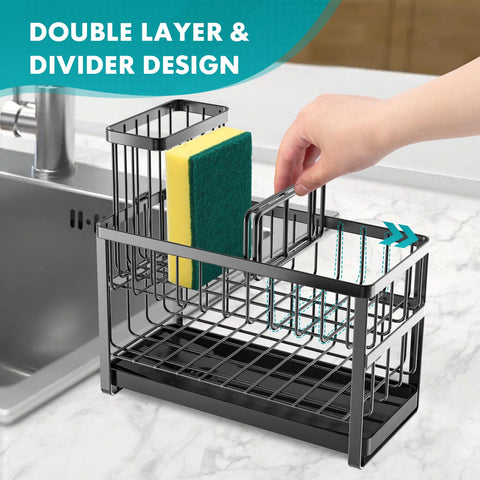 Sinnsally brush holder keeps small and large brushes upright and accessible.