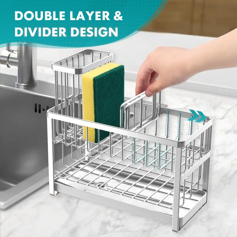 Sinnsally divider design creates four separate storage zones for organized items.