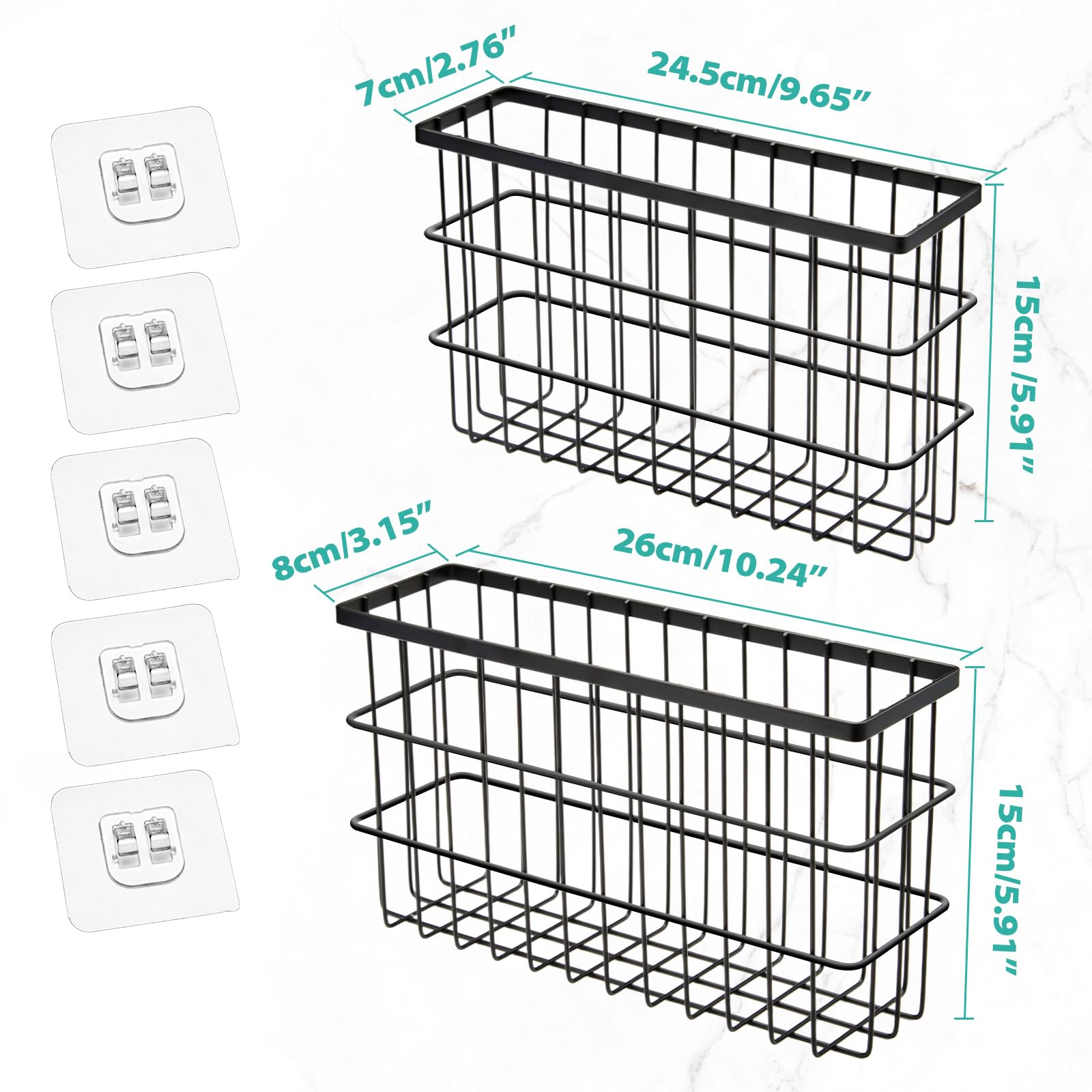 Sinnsally wall mounted storage box keeping bathroom items organized.