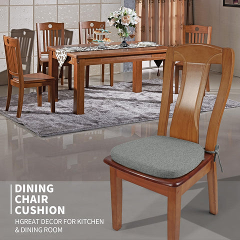 SINOSSO dining chair pad in U-shape supports comfortable seating during meals.