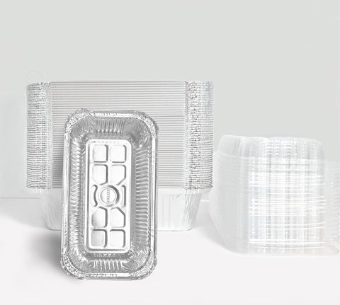SINTOP eco-friendly disposable pans for parties and catering events.