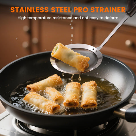SIONLANG 46inch bowl skimmer handles larger portions with steady control.