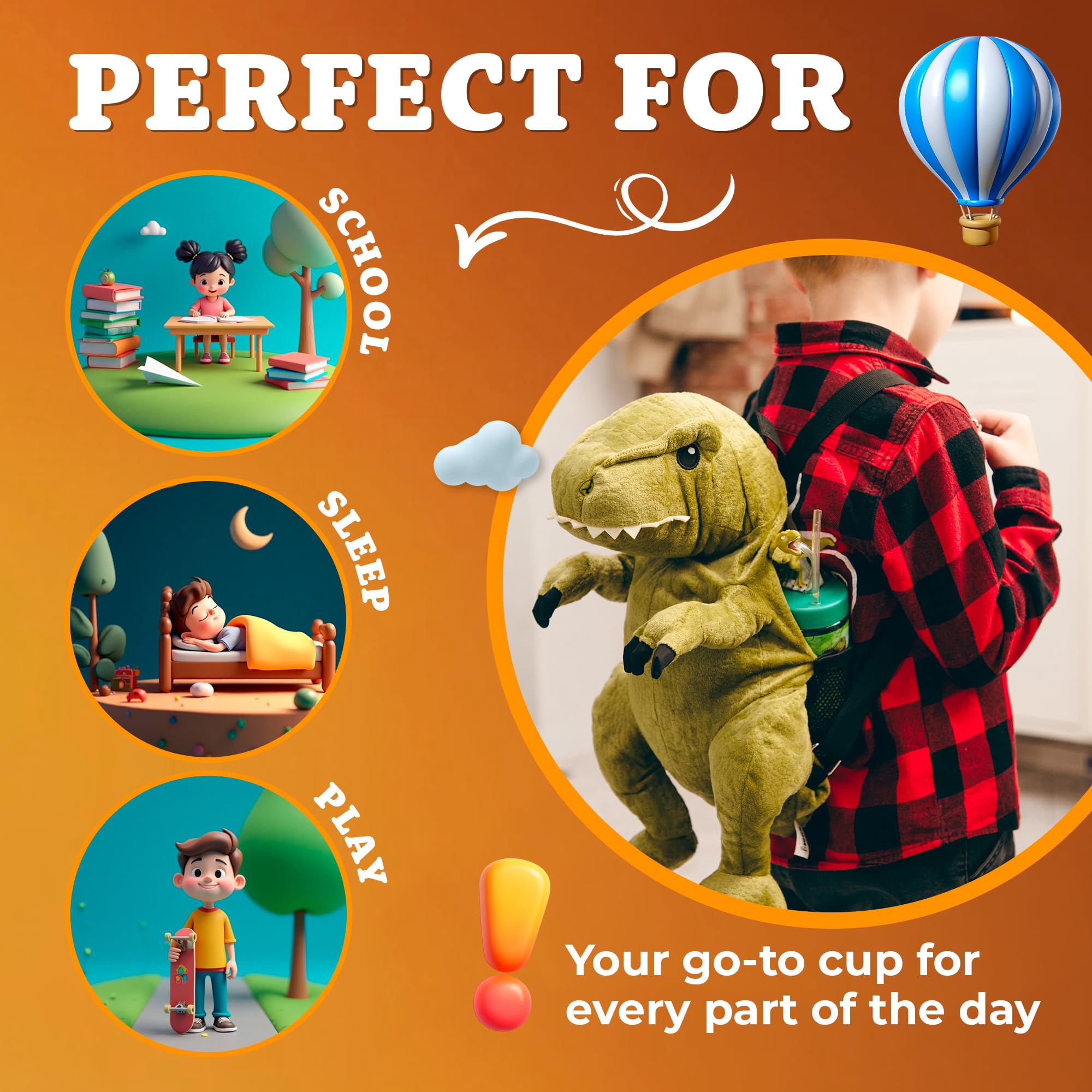 SIP WITH ME lightweight durable cup suited for little hands.