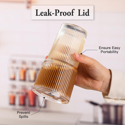 SIPBYSOP borosilicate glass resists heat and cold for hot tea or cold drinks
