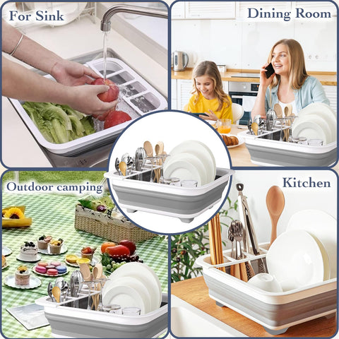 Sipobuy BPA-free dish drainer emphasizes safe material for everyday use