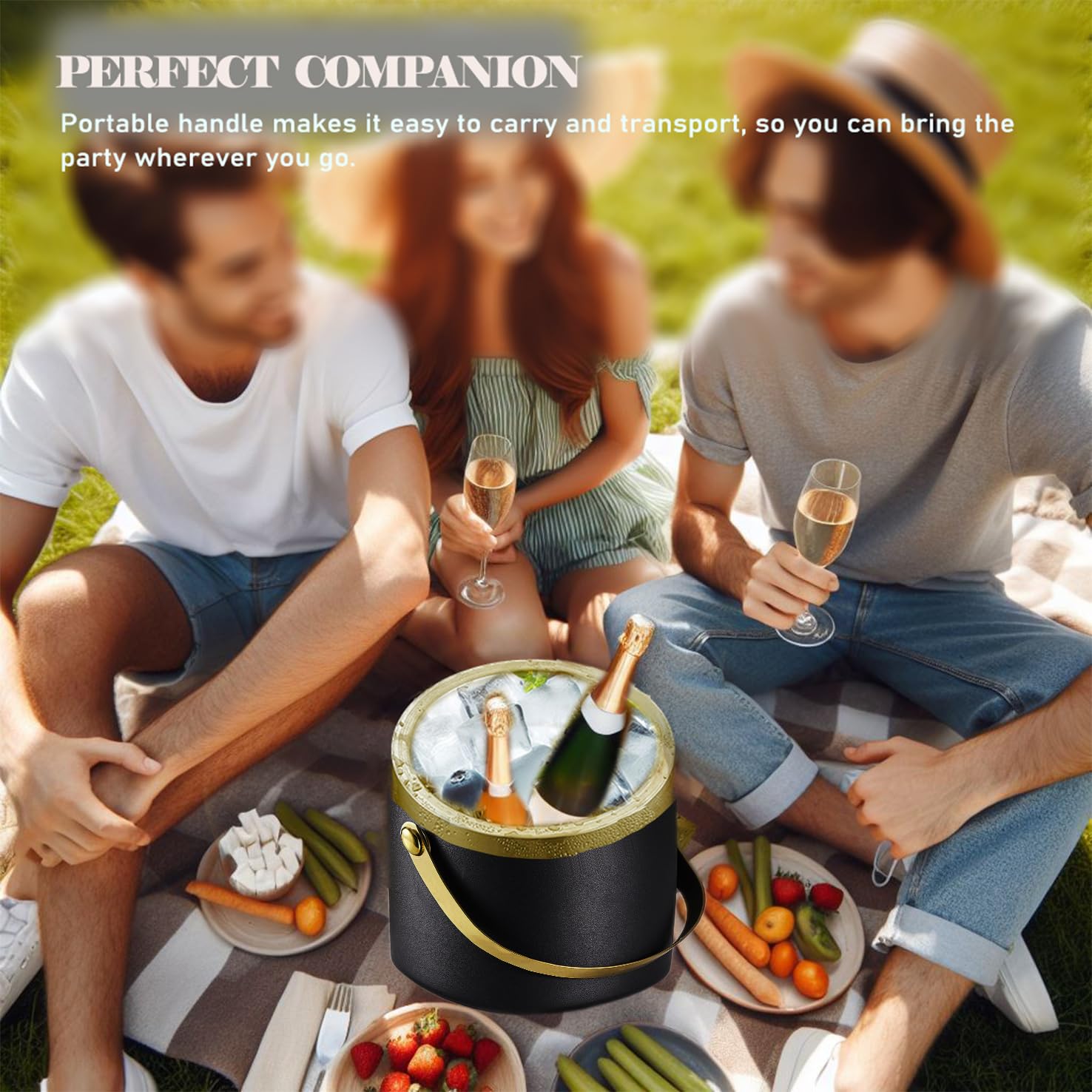Sipoyen bar-ready ice bucket makes chilling drinks effortless at events.