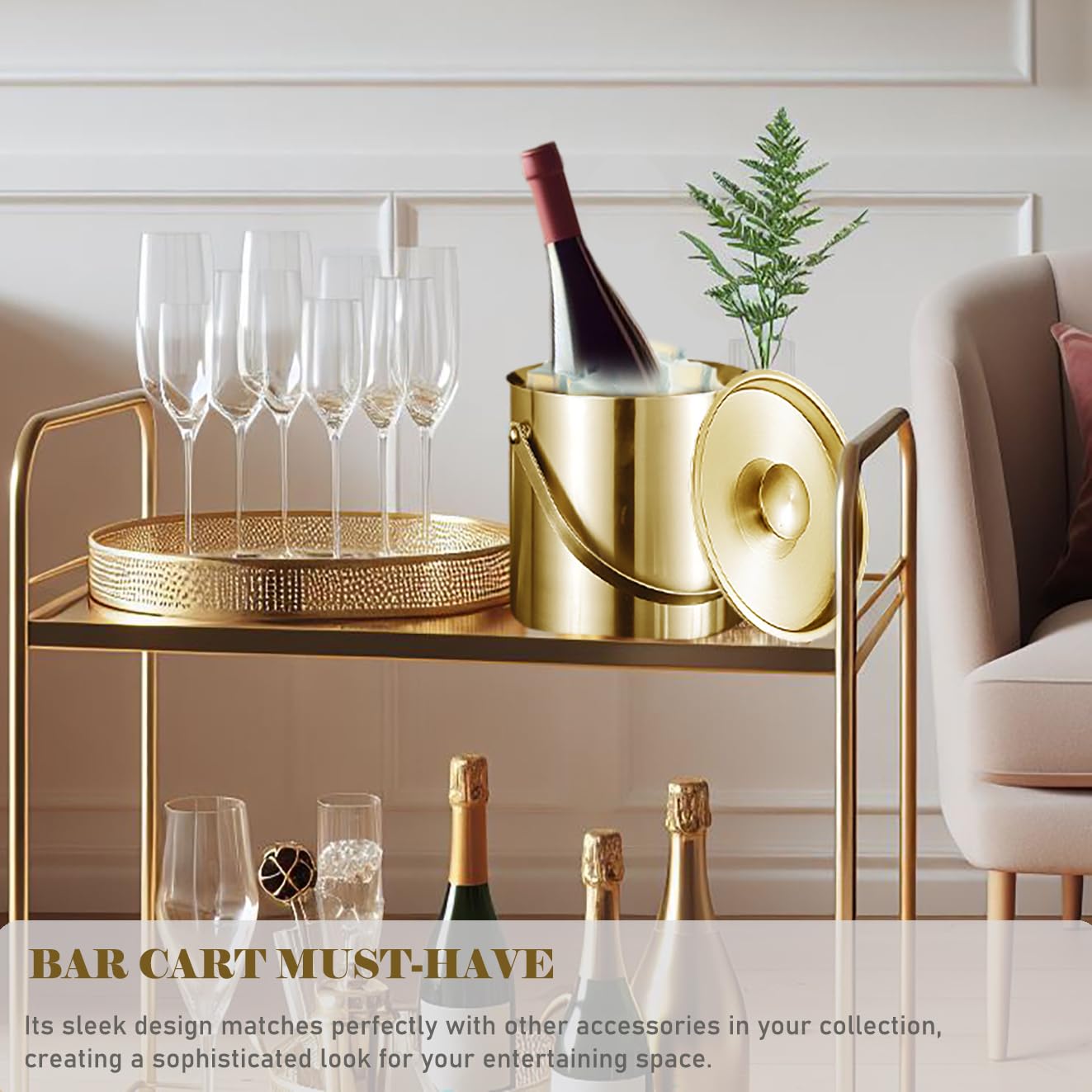 Sipoyen home entertaining ice storage for quick refills
