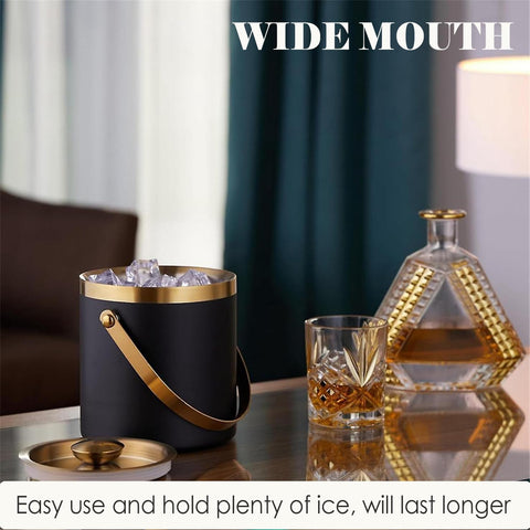 Sipoyen 2L ice bucket on counter enhances home entertaining and quick refills.