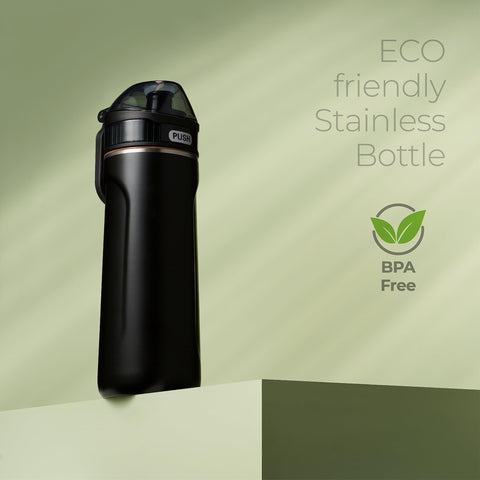 SIPX slim, durable bottle design fits bags and cup holders.