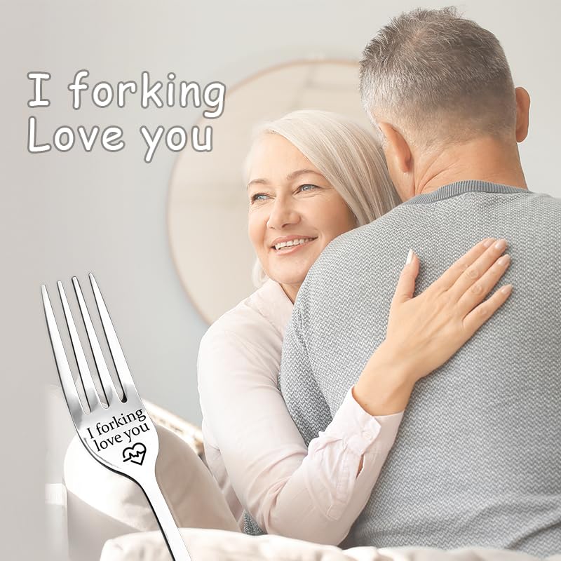 Sisadodo I Forking Love You Forks as dessert forks for sharing treats