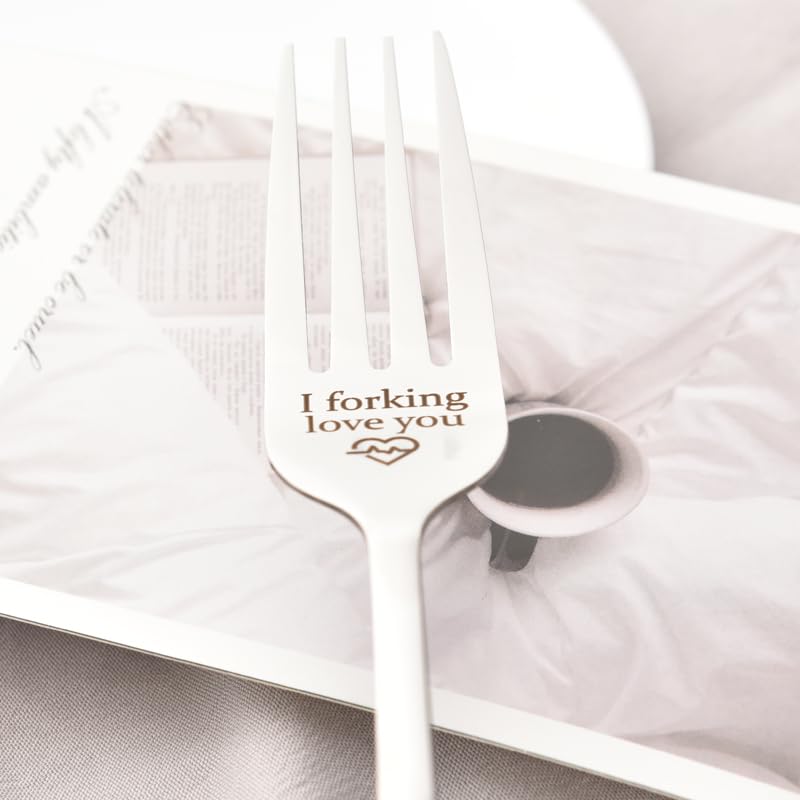 Gift-ready packaging for Sisadodo I Forking Love You Forks perfect for anniversaries