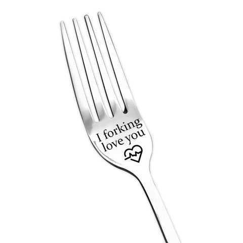 Sisadodo I Forking Love You Forks on dining table for everyday meals