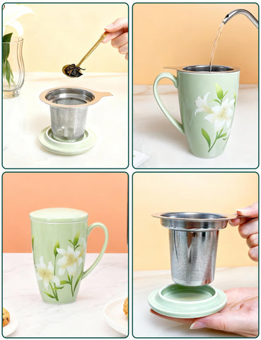 SISETOP mug is microwave, oven, fridge and dishwasher safe for versatile use.