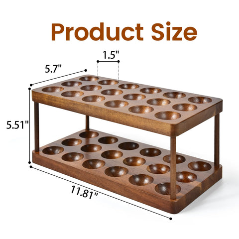Sishynio truffle stand and deviled egg tray for versatile entertaining.