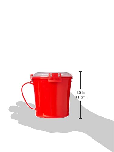 Sistema 100% virgin plastic BPA-free ensures safe microwave use and durability.