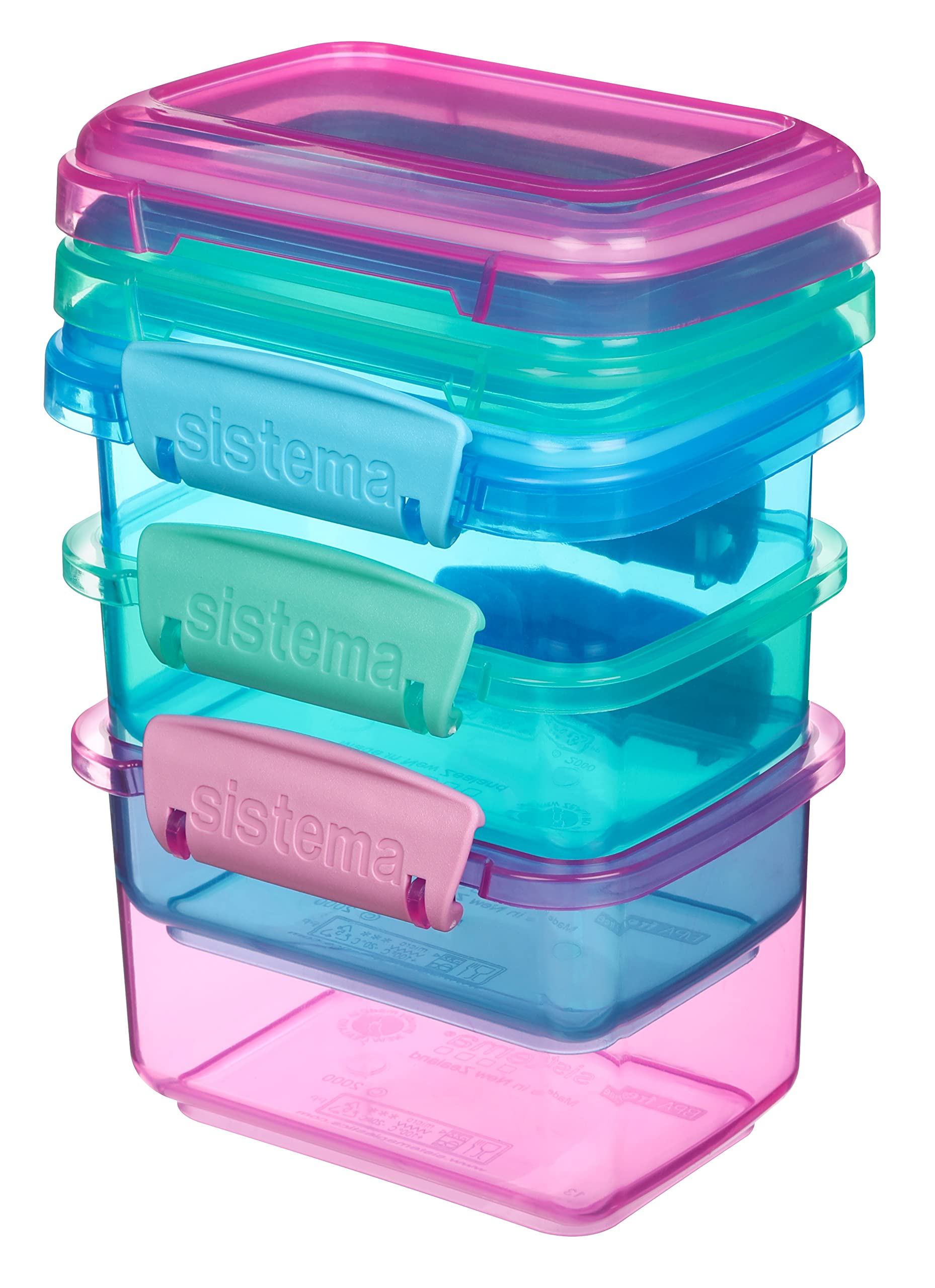 Sistema easy-locking clips seal demonstrating freshness for leftovers
