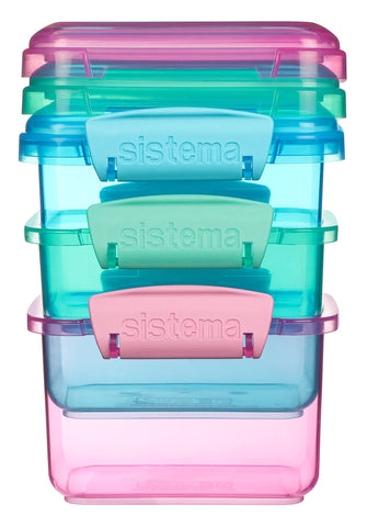 Sistema fridge-freezer-safe containers for cold meals