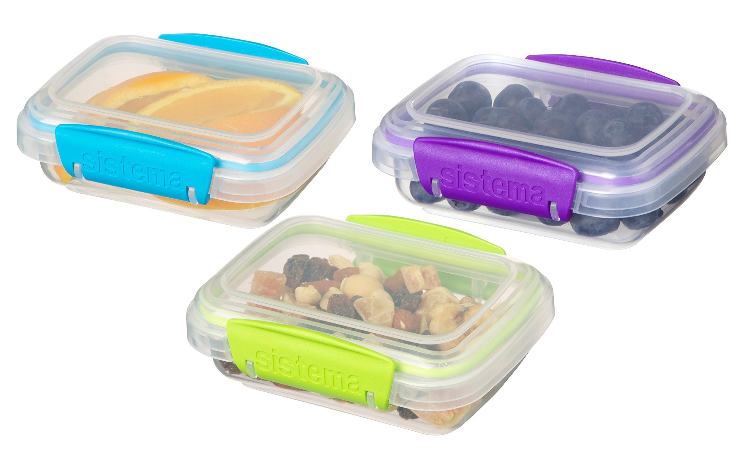 Sistema KLIP IT Accents lid with secure clips seals contents effectively.