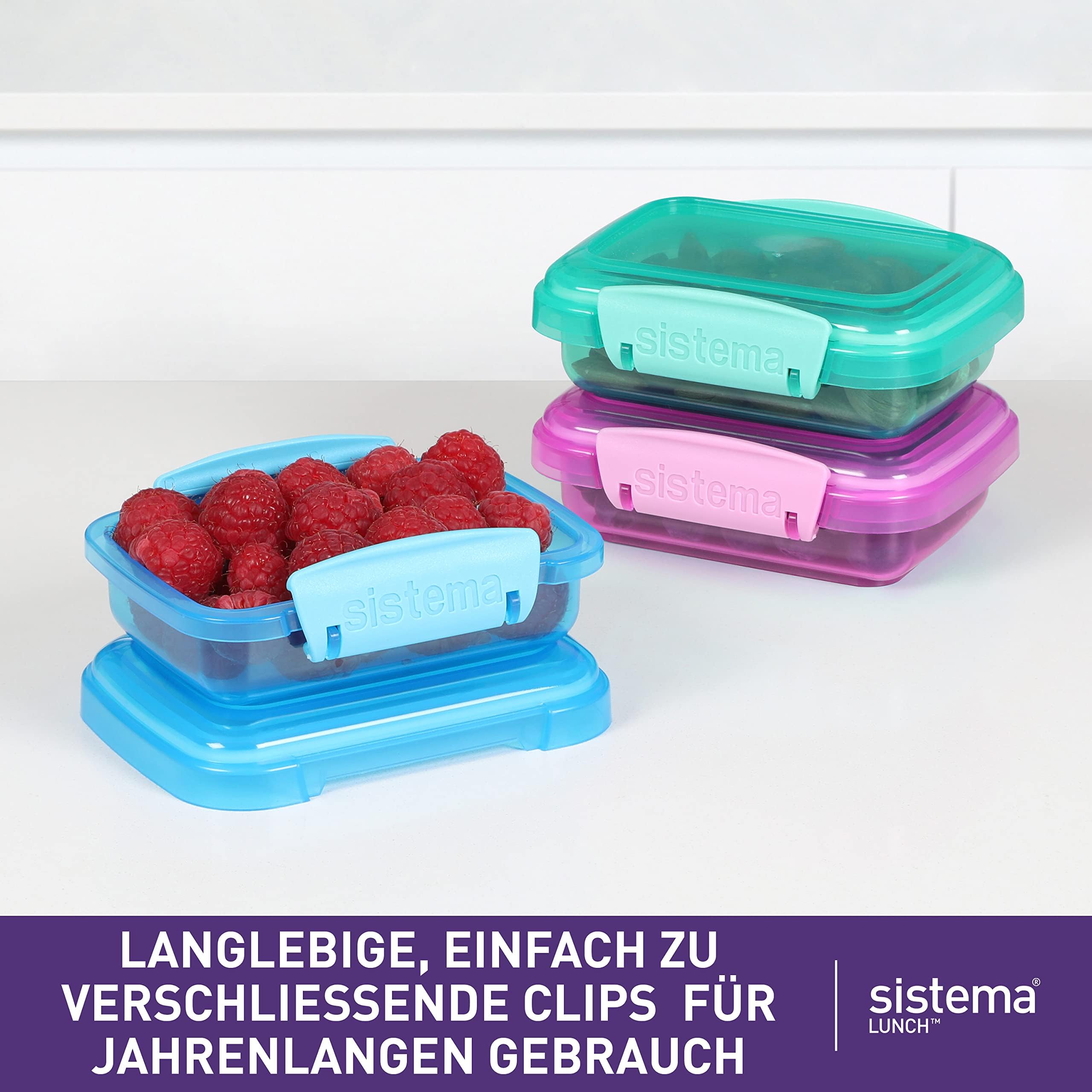 Sistema Lunch Collection green container with tight seal ideal for snacks and sides