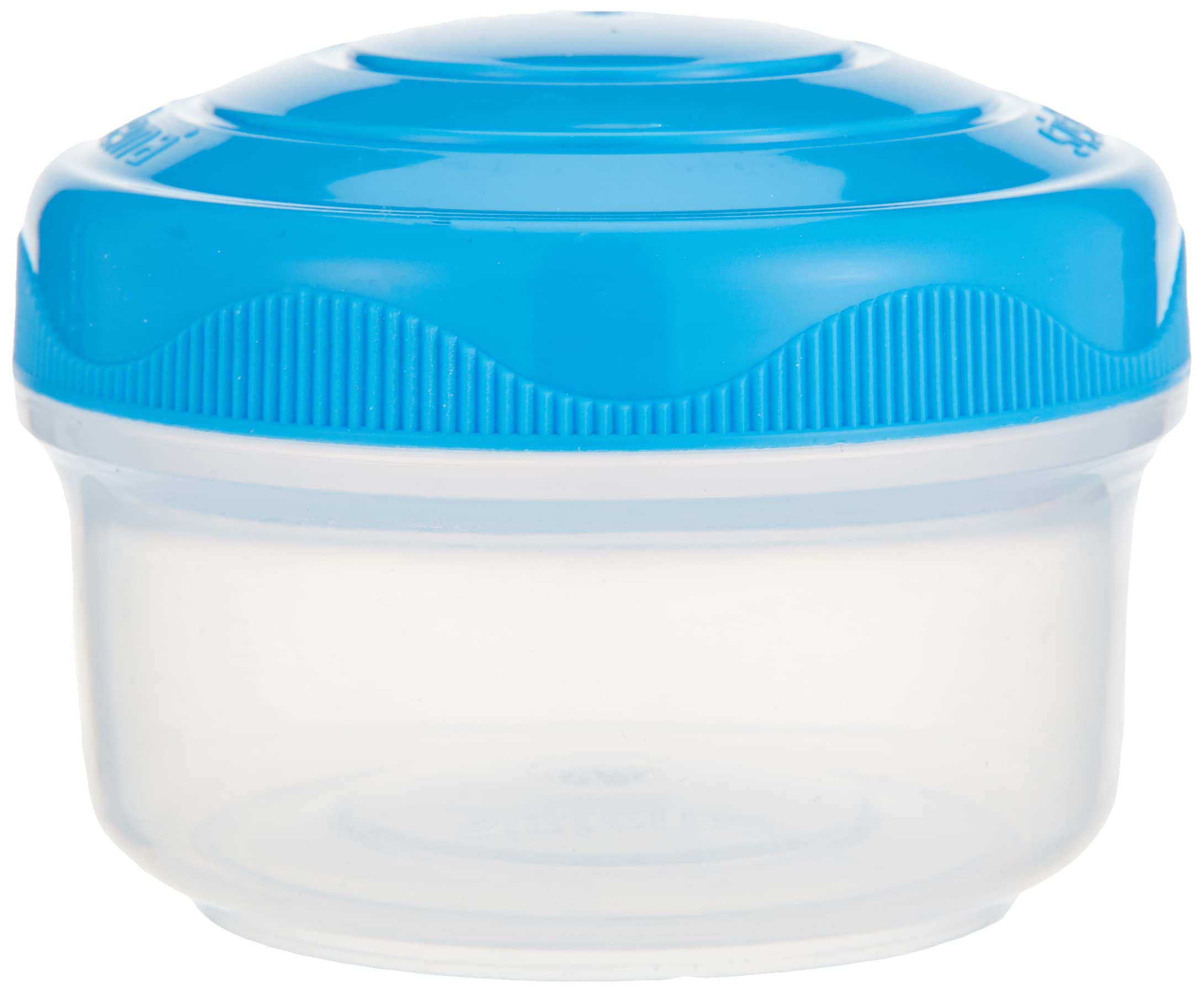 Sistema microwave-safe without lid for quick reheating of snacks.