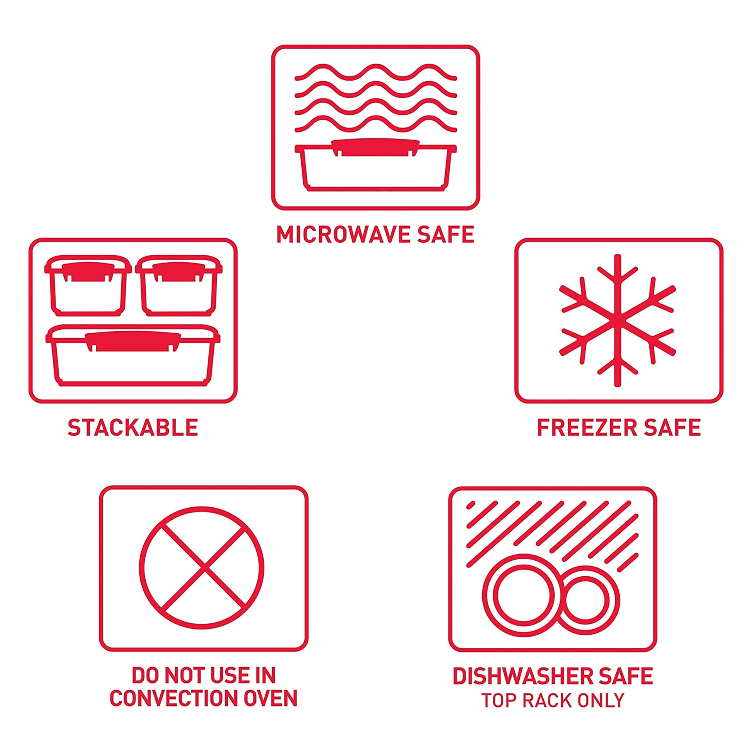 Sistema microwave-safe with vent open promotes safe heating without splatter.