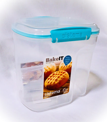 Sistema sugar container 2.4 L with airtight lid for freshness