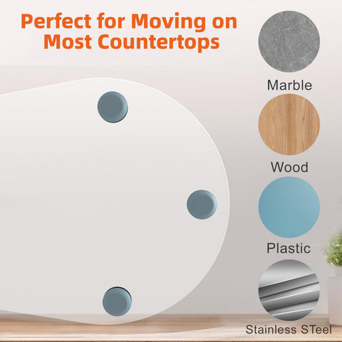 Countertop protection as the mat shields from scratches.