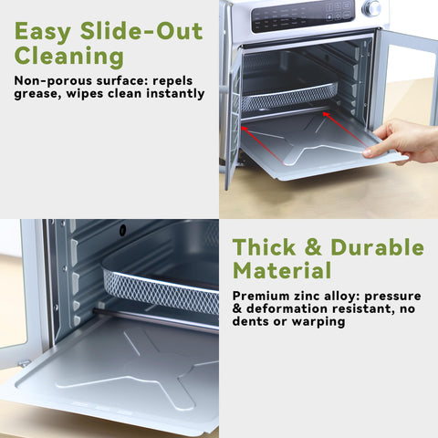 SIUDANGKA dishwasher-safe liners simplify post-cooking cleanup.