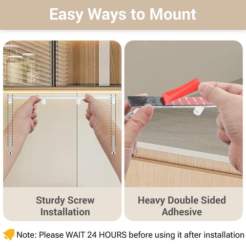 Holds up to four attachments at once for clutter-free countertops