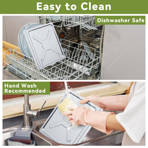 SIUDANGKA easy-clean tray liners save time after cooking.