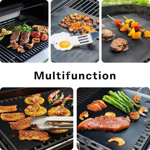SIUDANGKA heat-resistant oven mat withstands up to 500°F for safe use
