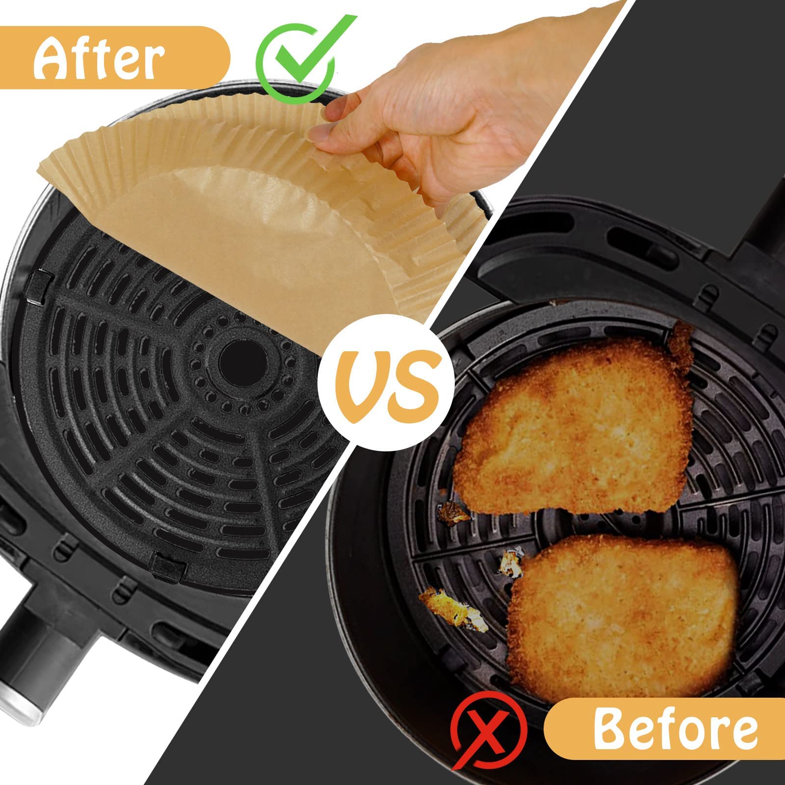 Siudangka nonstick liner supports easy removal and quick clean-up after roasting.