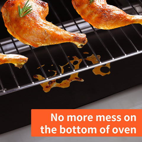 SIUDANGKA reusable liners double as drip pans and baking mats.