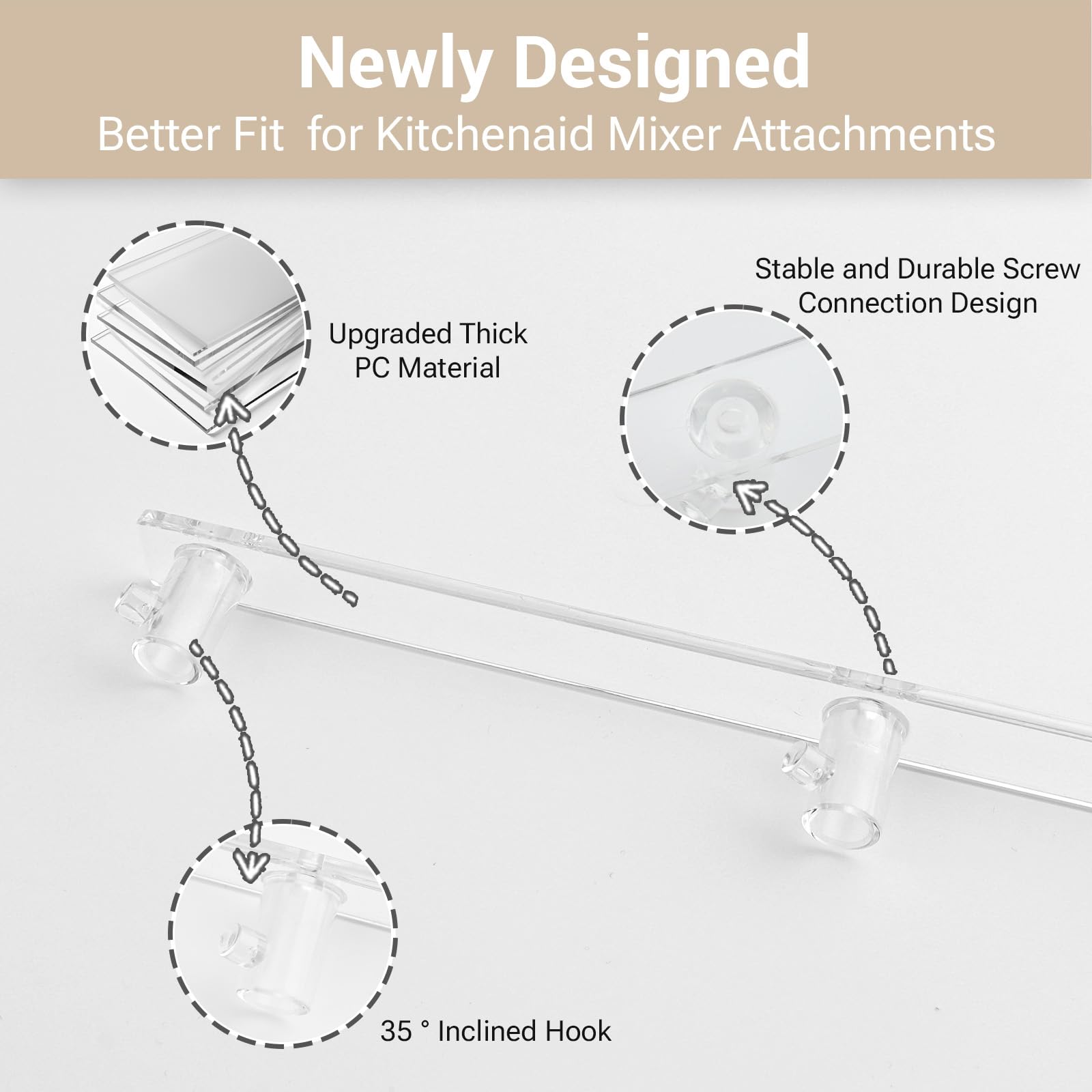 Screw installation provides added stability under cabinets
