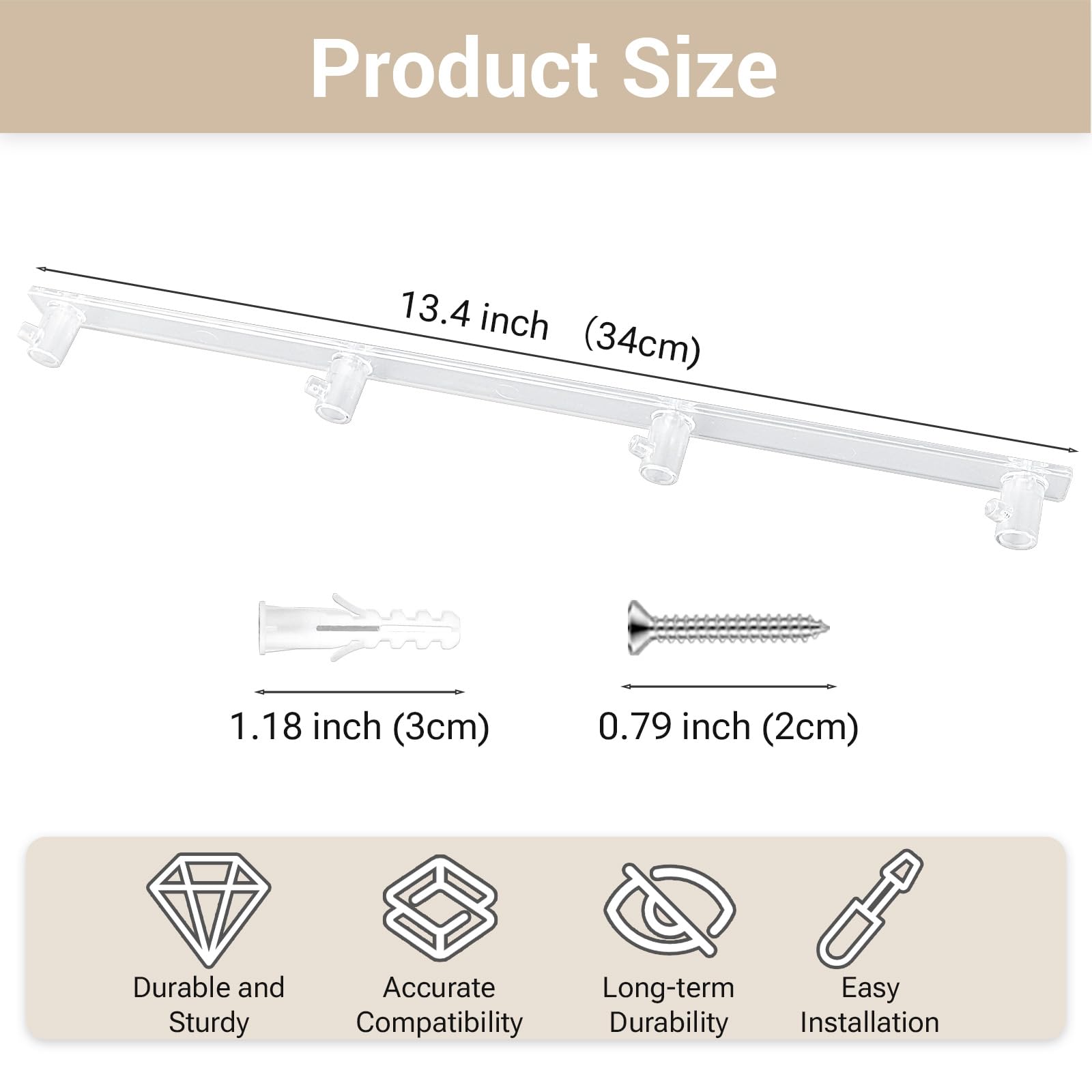 Under-cabinet installation option with adhesive strips for quick setup