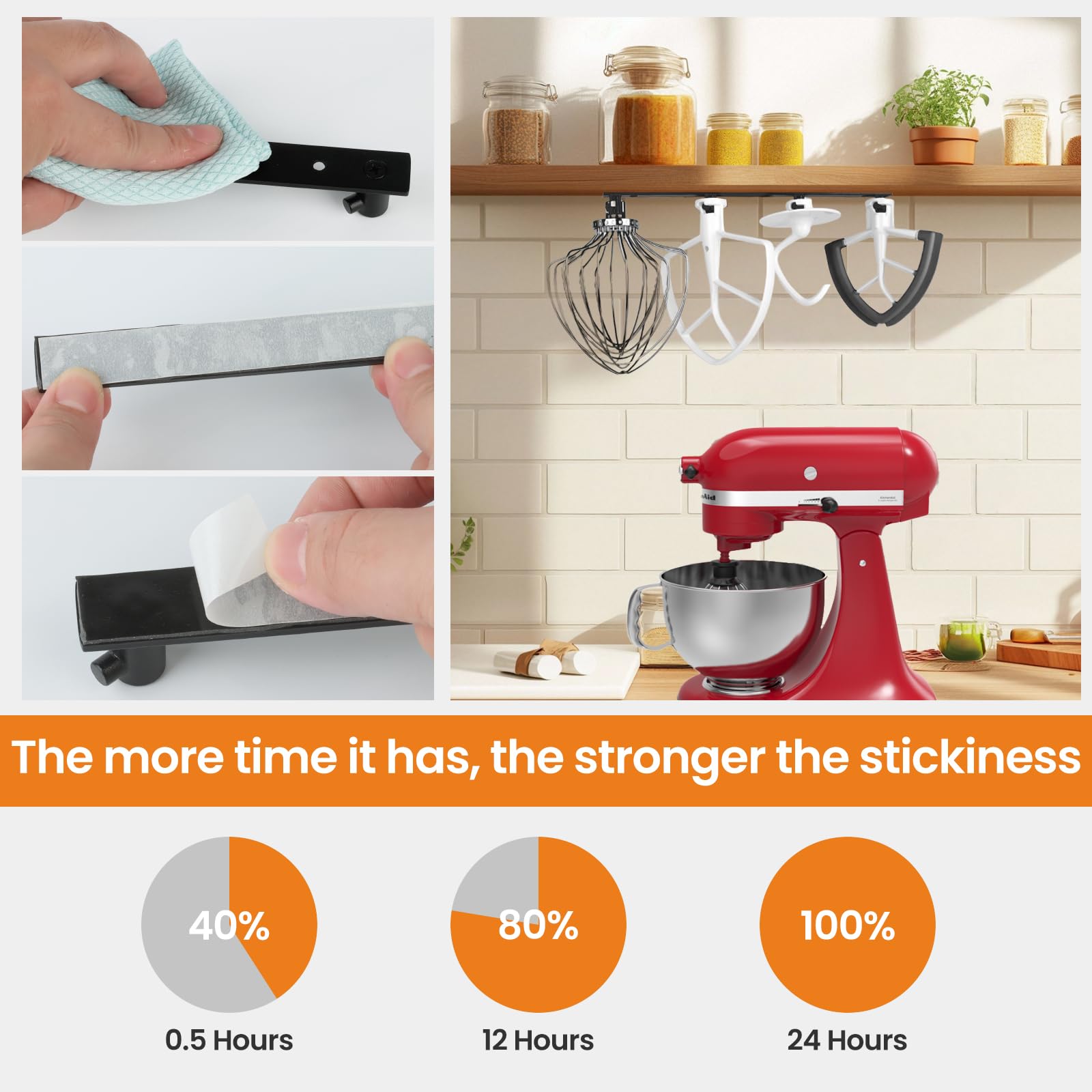 SIUDANGKA under-cabinet installation saves the kitchen from clutter.
