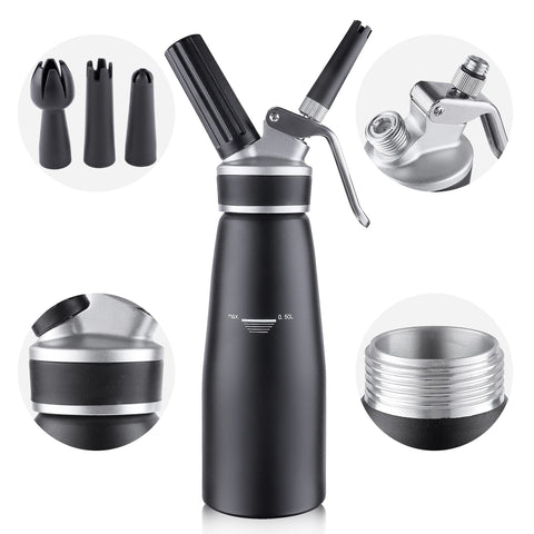 Sivaphe dispenser head with nozzle tips ready for foams and sauces.