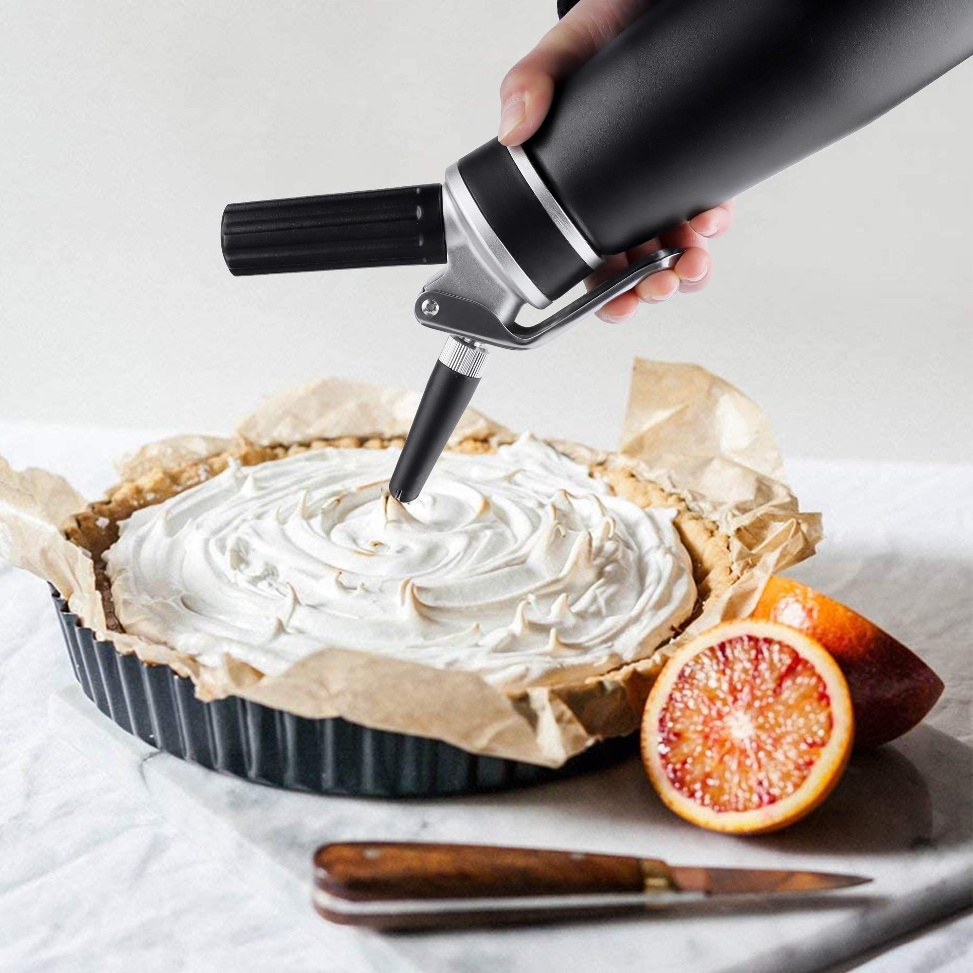 Sivaphe nozzle tips provide varied textures for toppings and desserts.