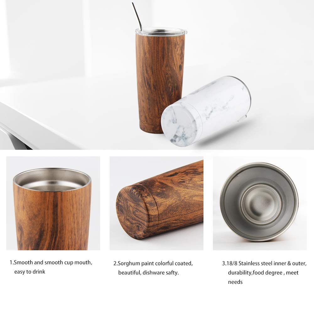 Sivaphe stainless steel tumbler with dishwasher-safe coating for easy cleaning