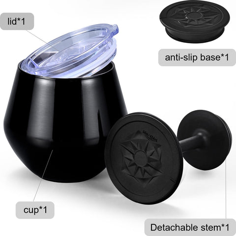 Siyaluens detachable stem wine glass in a two-in-one design
