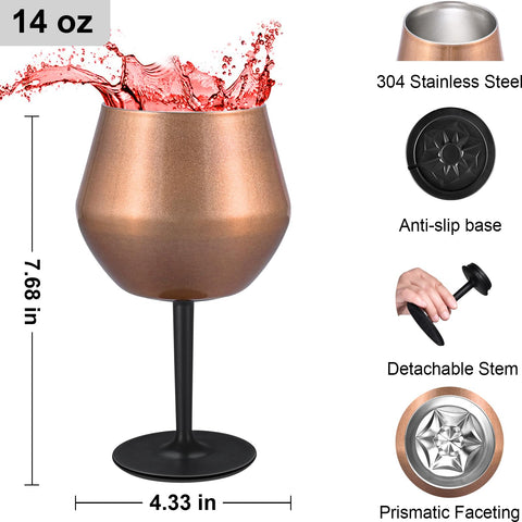 Siyaluens rose-gold insulated stainless steel construction preserves temperature