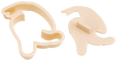 Skater CSM1-A four-piece set arranged on parchment for baking.