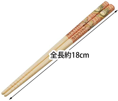 Skater Kiki's chopsticks, 18 cm standard size for easy meals.