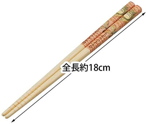 Skater Kiki's chopsticks, 18 cm standard size for easy meals.