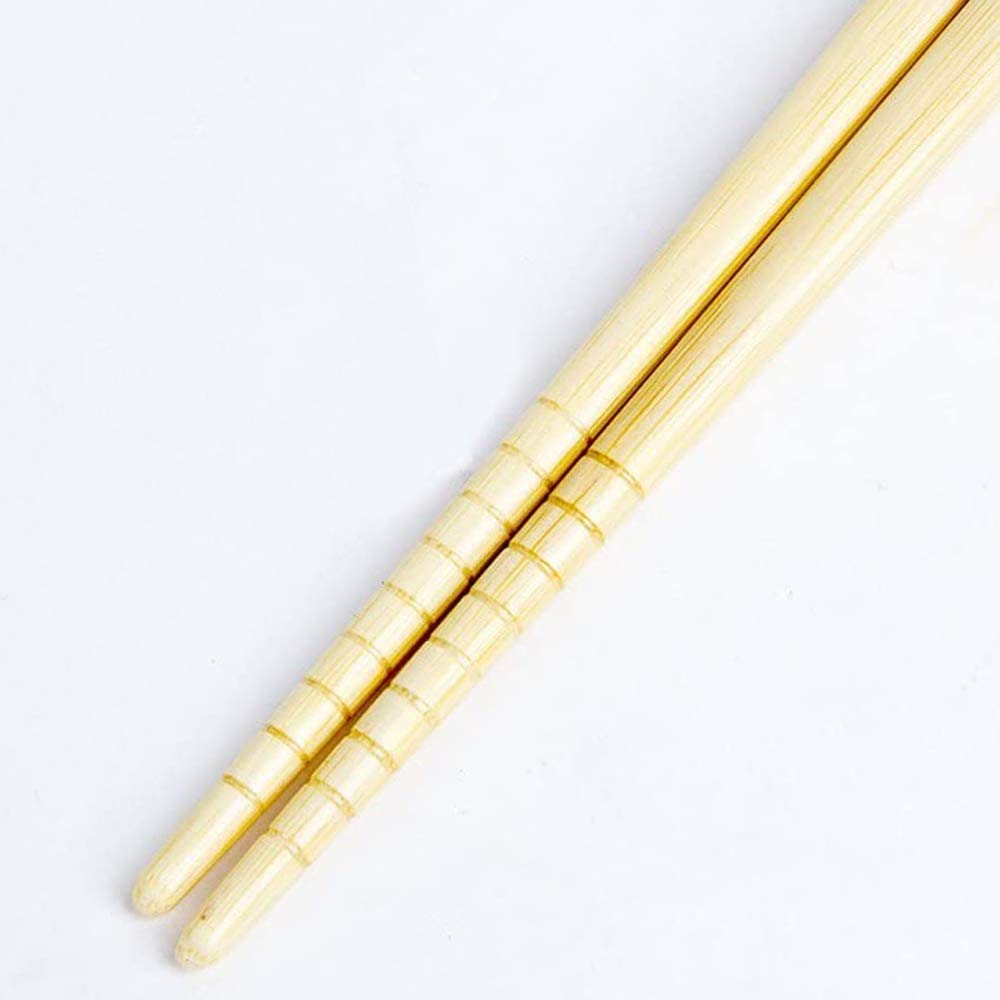 Skater bamboo chopsticks are lightweight for easy daily use.